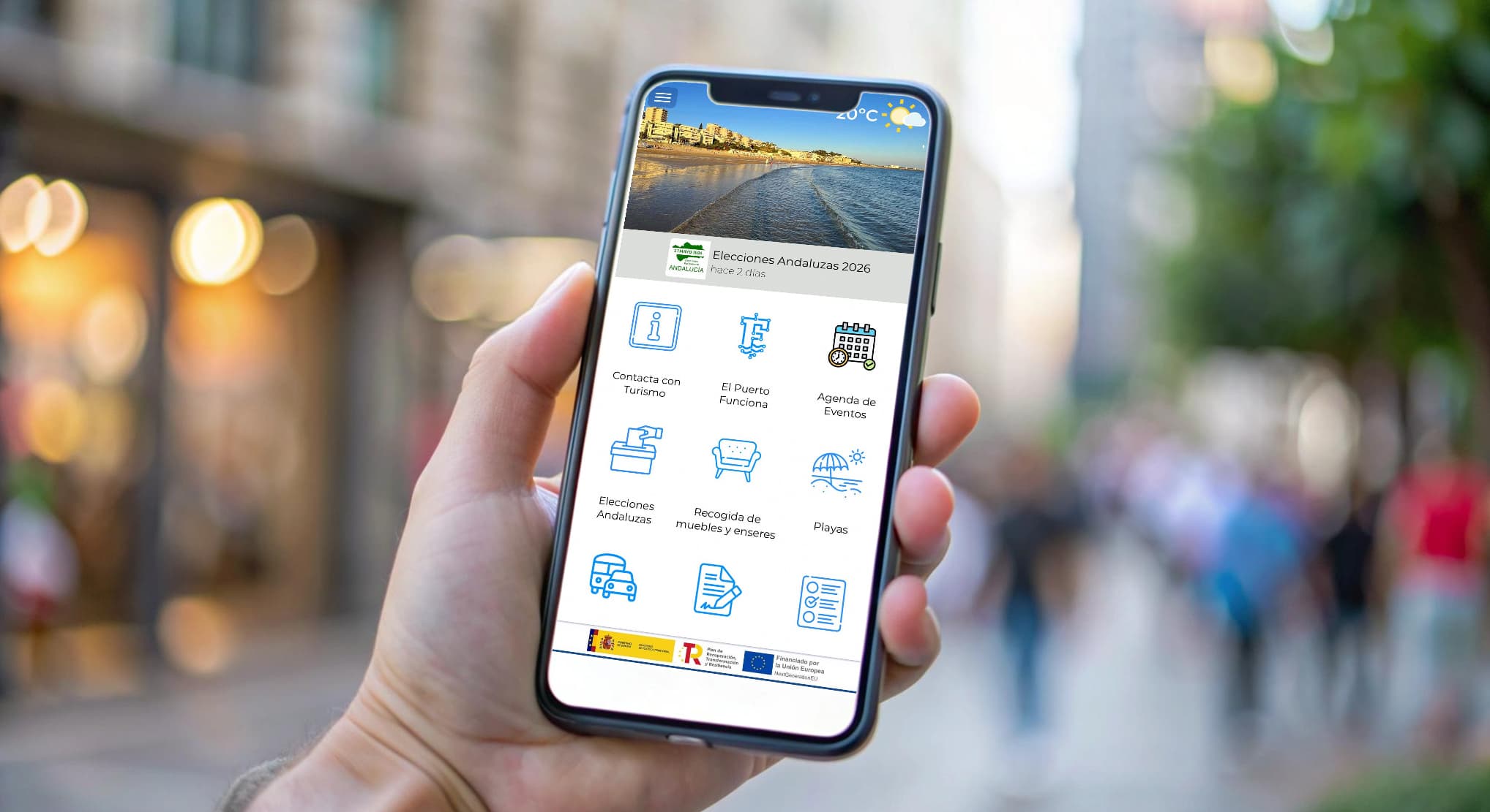 El Ayuntamiento habilita en la web y la app oficial información electoral y un localizador de mesa para las Elecciones Andaluzas