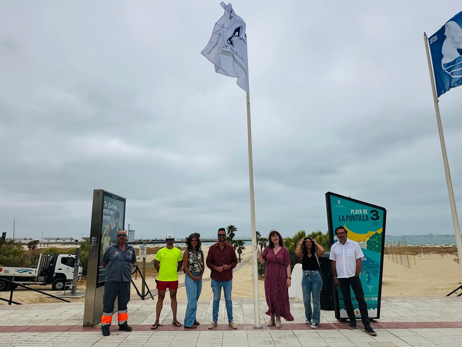 El Puerto iza sus banderas “Q de Calidad Turística” en cinco de sus playas
