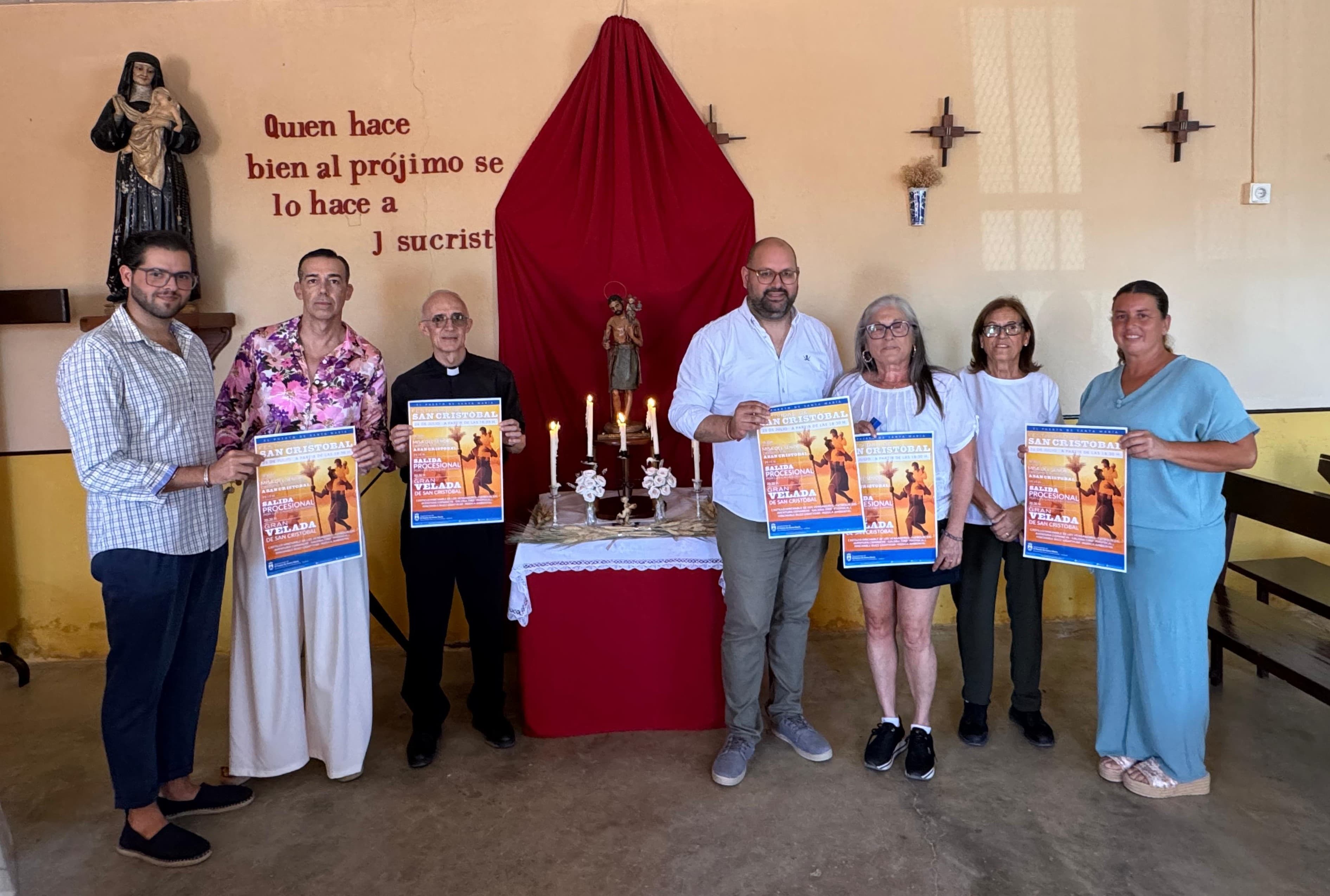 Javier Bello y David Calleja presentan la Fiesta en honor a San Cristóbal