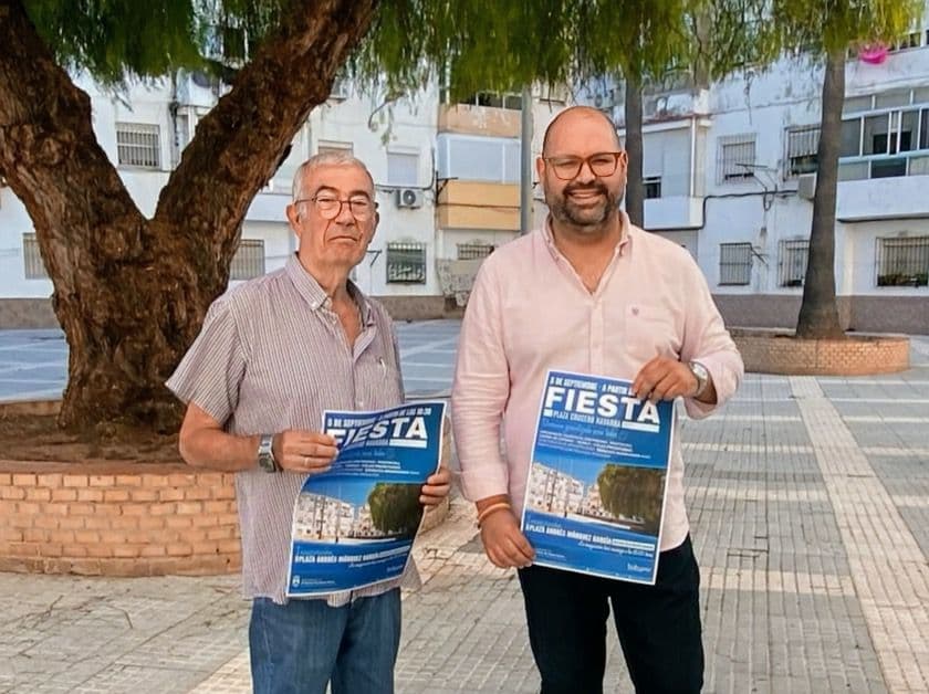El Ayuntamiento ultima los preparativos para la gran fiesta en la Plaza Crucero Navarra y la inauguración de la Plaza Andrés Márquez García