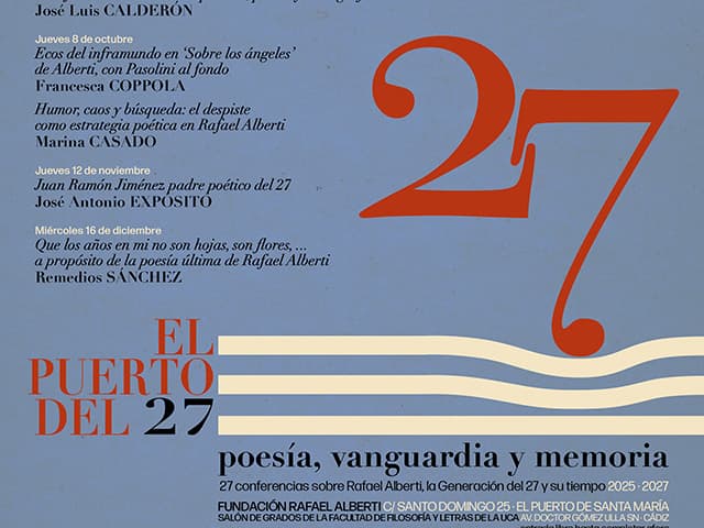 La Fundación Rafael Alberti presenta su programa de actividades para 2026