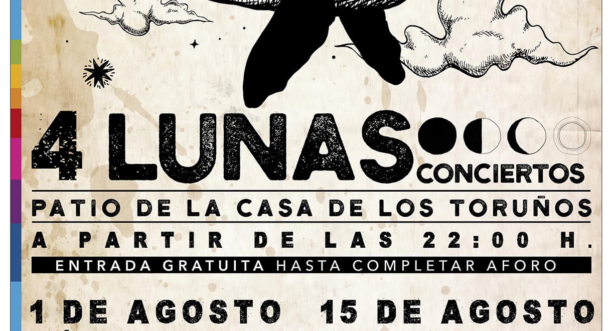 El Festival 4 Lunas vuelve un verano más con cuatro conciertos gratuitos en la Casa de los Toruños