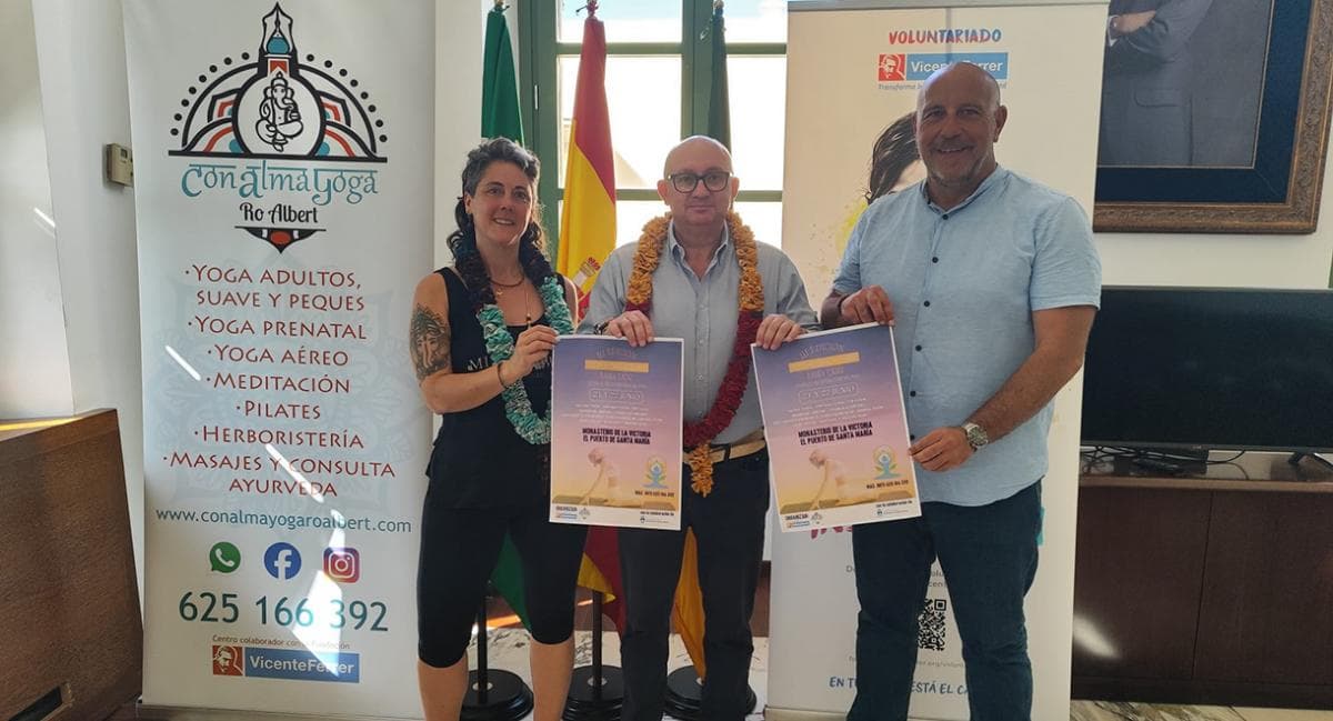 El Puerto acoge el III Festival Solidario de Yoga de la Bahía de Cádiz a beneficio de la Fundación Vicente Ferrer