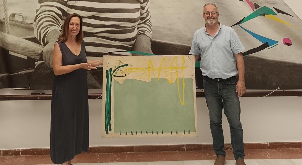 Donación de la pintora María Dolores Mulá Hernández a la Fundación Rafael Alberti