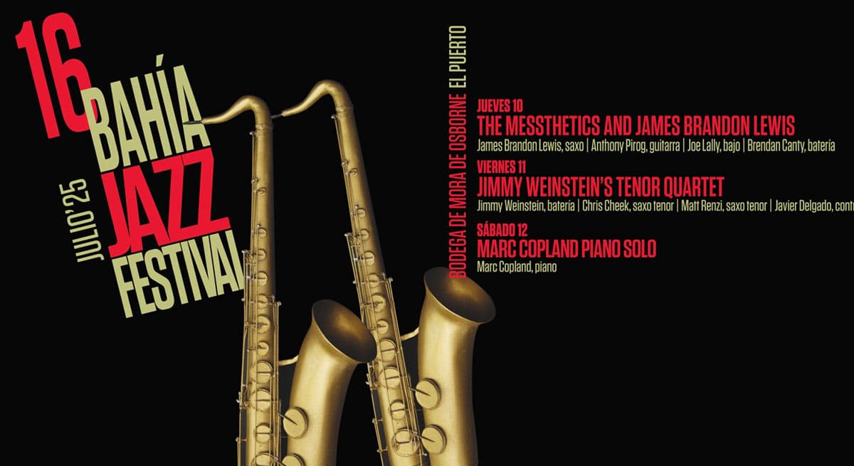 Los abonos para el 16º Bahía Jazz Festival se ponen a la venta hoy viernes 4