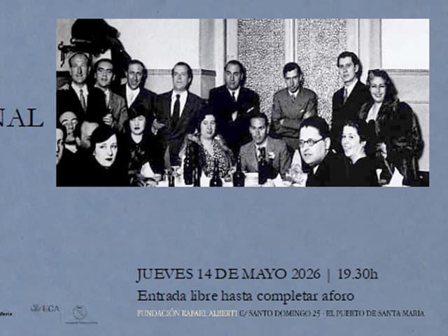 Manuel Bernal aborda "La joven literatura del 27" en la Fundación Rafael Alberti