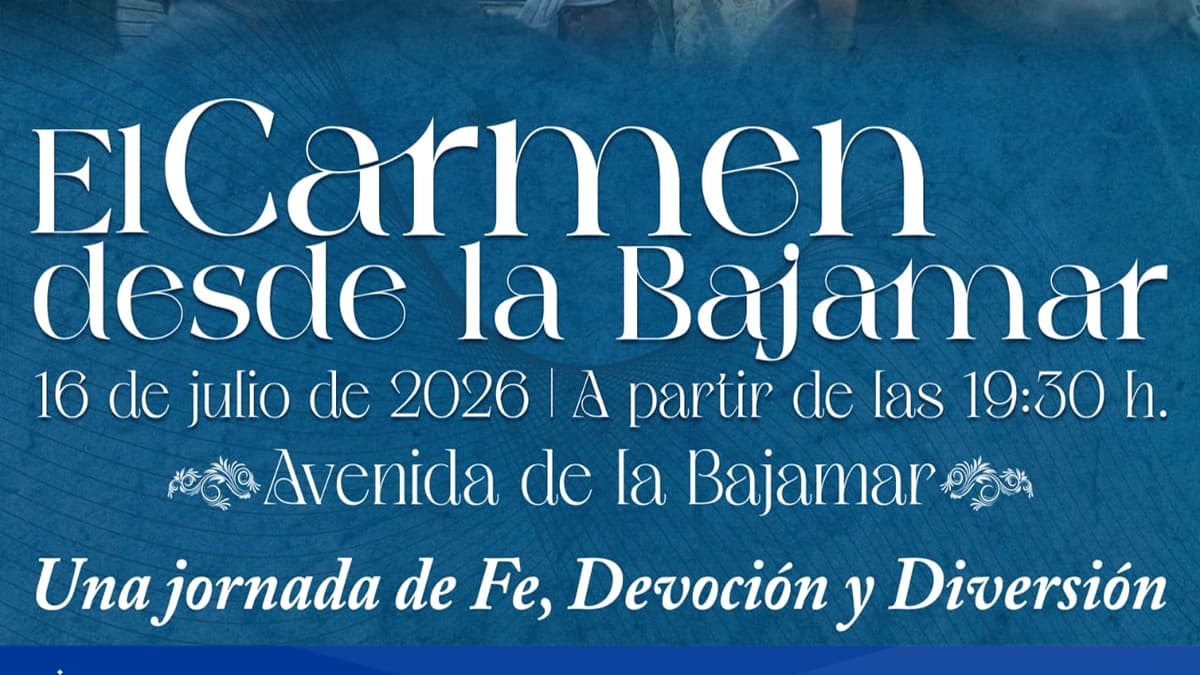 Actividades infantiles y de ocio acompañarán la Festividad del Carmen este miércoles en la Bajamar