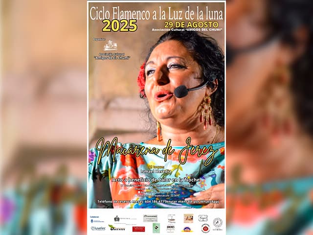 El ciclo 'A la luz de la Luna' pone su broche final con la actuación de Macarena de Jerez