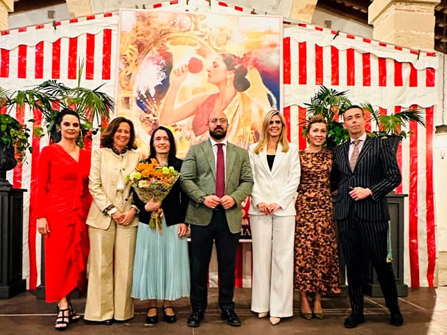 El Puerto presenta el cartel de la Feria de Primavera y Fiesta del Vino Fino 2025 con Badalona como invitada