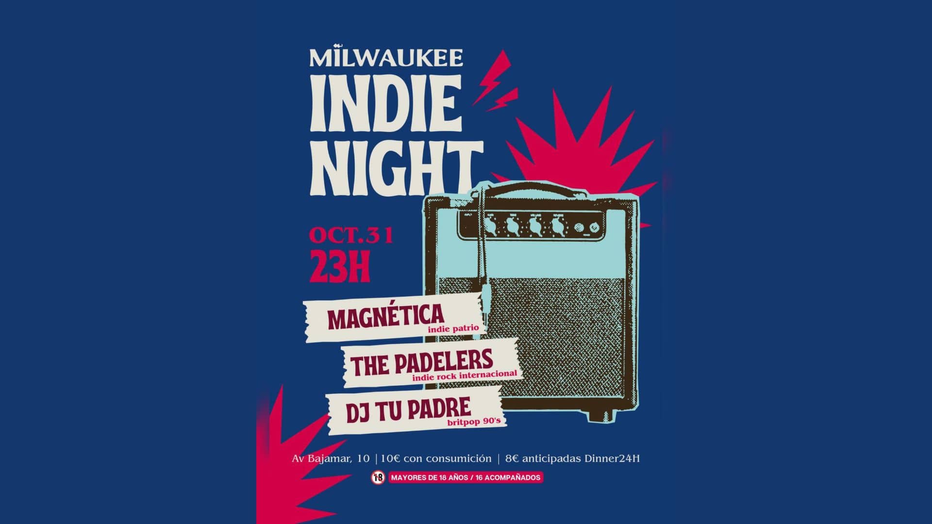 Imagen de la noticia: "Indie Night" trae los himnos del rock alternativo a El Puerto pasado mañana sábado (Agenda)