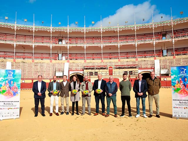Euro Beach Soccer League de El Puerto atraerá en mayo a las mejores selecciones de fútbol playa del continente