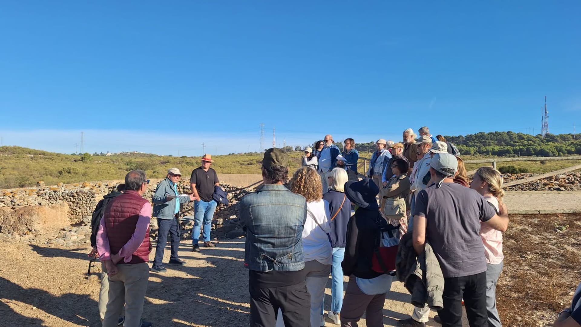 Doña Blanca y las Canteras de San Cristóbal reciben la visita de una asociación nacional de defensa del patrimonio
