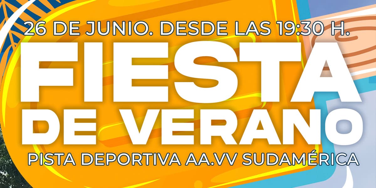 La barriada Sudamérica celebrará este viernes una Fiesta de Verano para toda la familia
