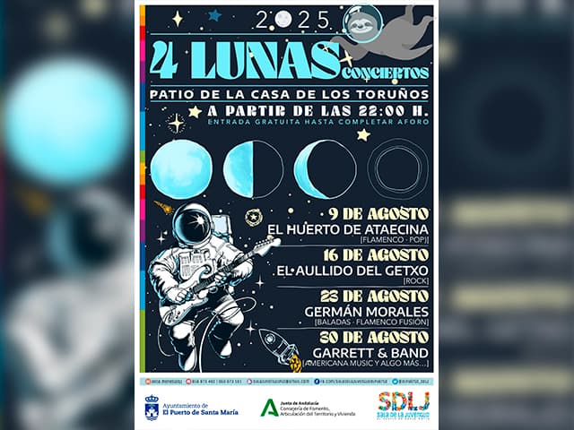 El Ciclo 4 Lunas vuelve en agosto con cuatro conciertos al aire libre en Los Toruños
