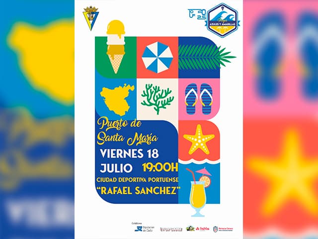 El Puerto acoge este viernes el tour de ‘Playas Azules y Amarillas´ de la Fundación Cádiz CF
