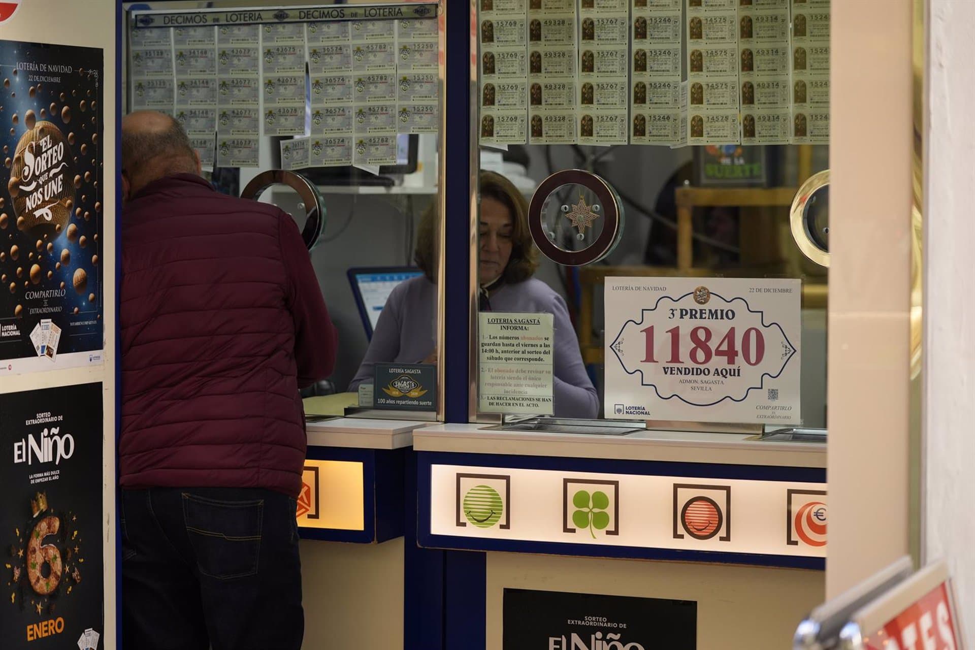 El primer premio de 300.000 euros de Lotería Nacional toca en El Puerto de Santa María