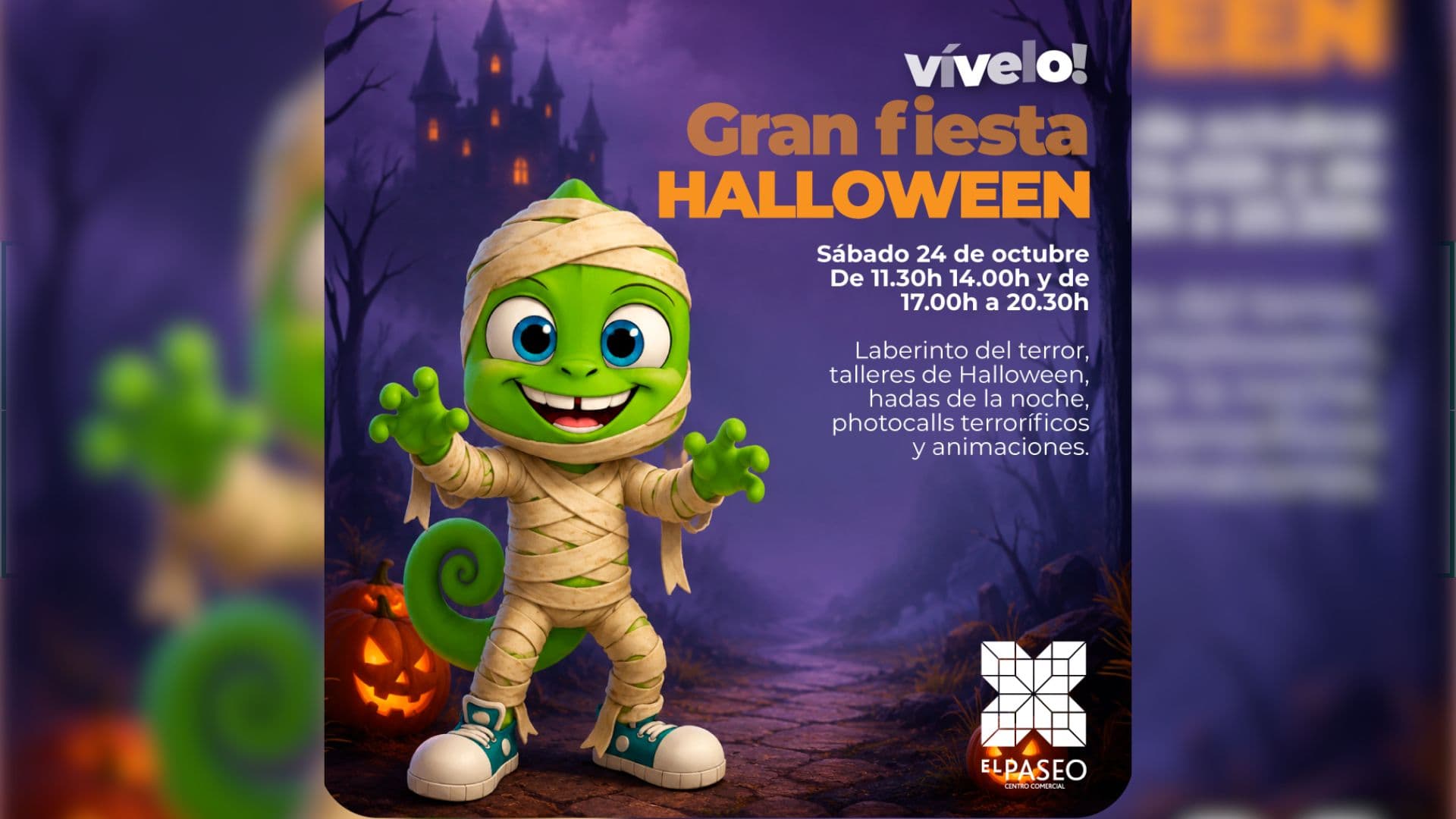 Halloween llega a El Paseo con un laberinto del terror, actividades y el sorteo de un iPhone 18 Pro