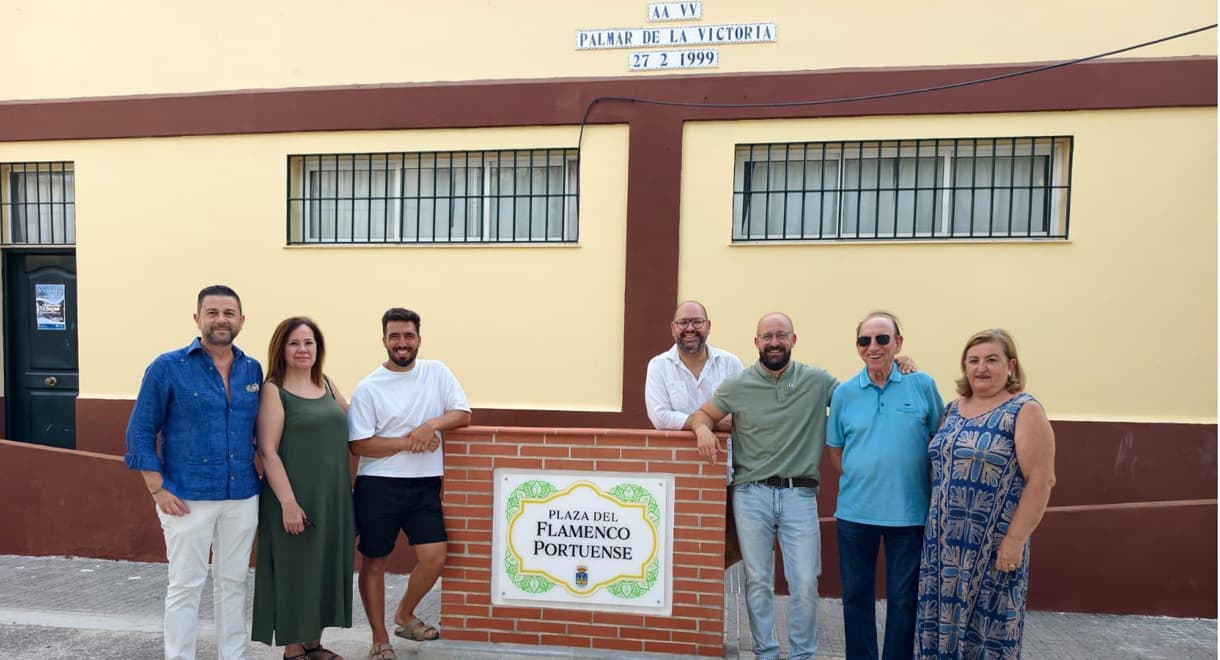 Inaugurada la nueva Plaza del Flamenco Portuense en el Barrio del Molino