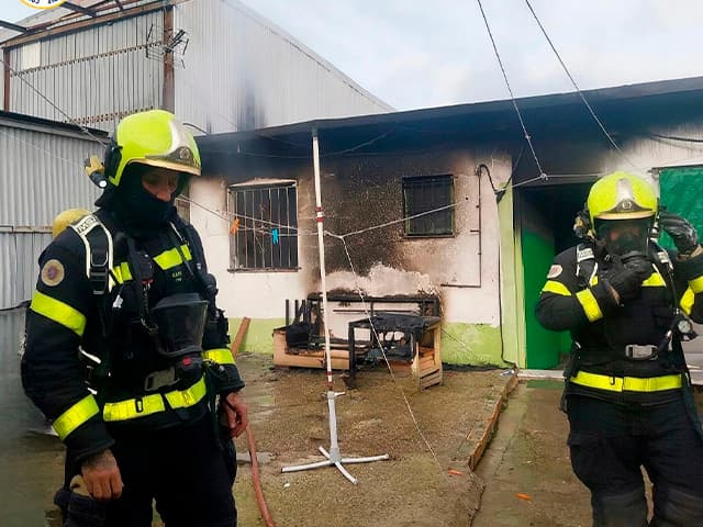 Incendio en una vivienda junto al Polígono Industrial El Martillo