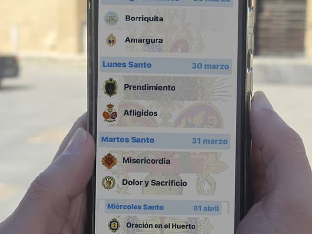 La App Oficial de El Puerto incorpora la geolocalización en tiempo real de las procesiones de Semana Santa