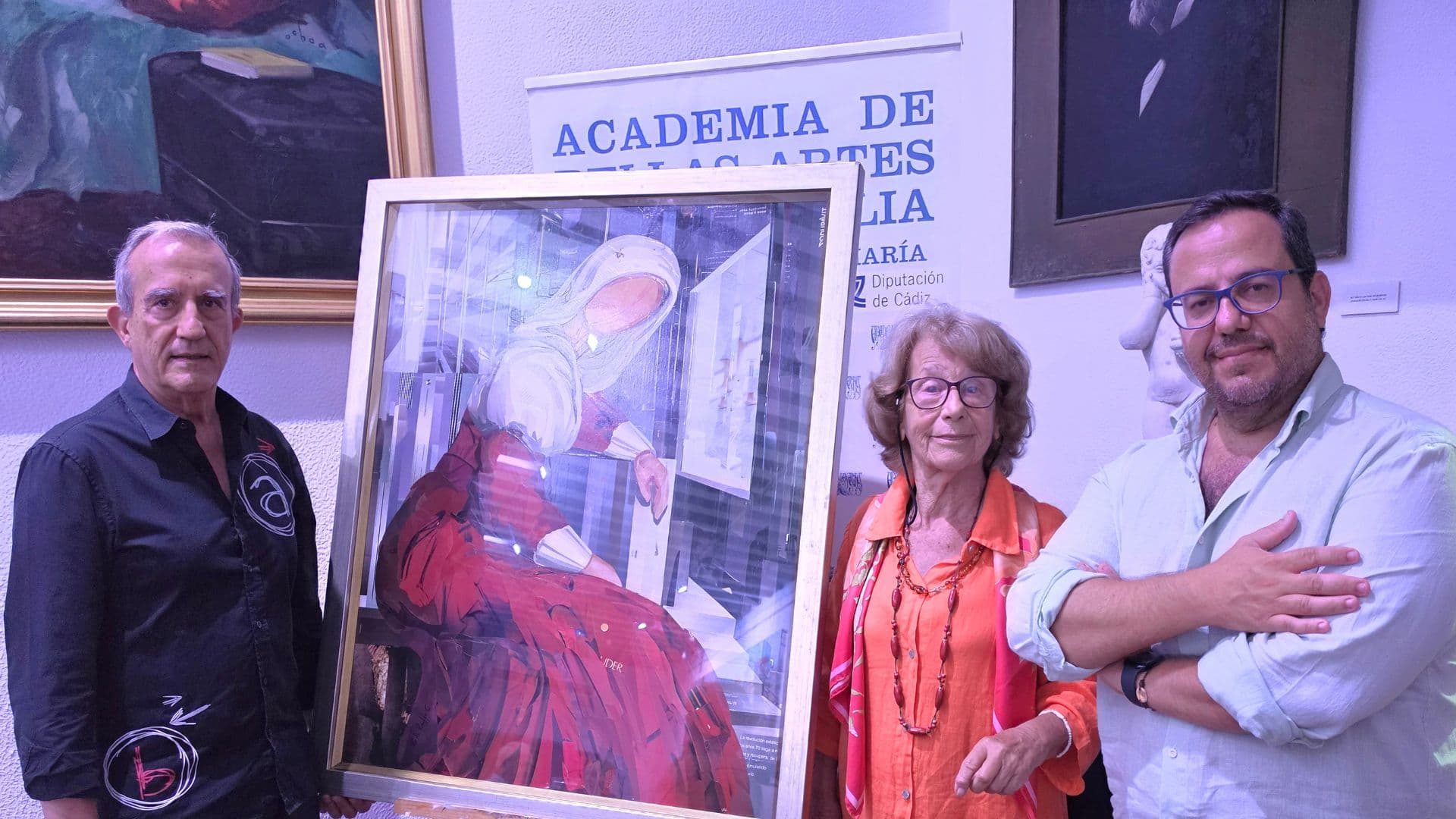 Keka Raffo acerca la técnica del papirosaico a la Academia de Bellas Artes Santa Cecilia