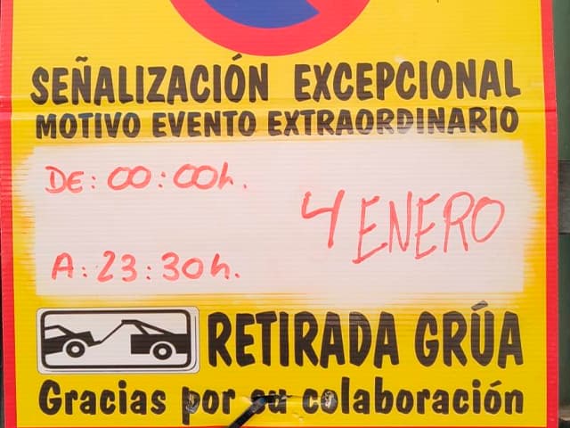 La Policía Local de El Puerto avisa sobre retiradas de coches para la Cabalgata