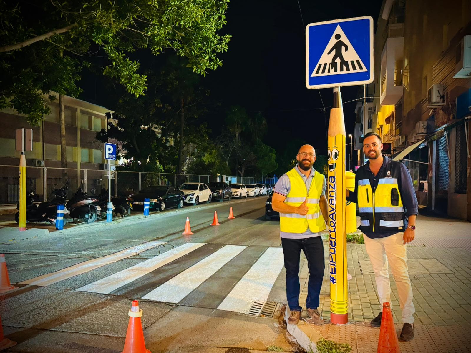 El Puerto pone a punto los entornos escolares con una nueva imagen para reforzar la seguridad en la vuelta al cole