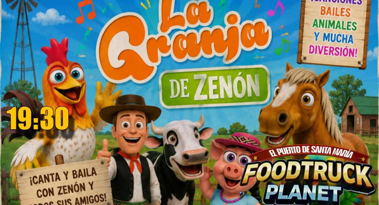 La organización de Foodtruck Planet retrasa unas horas el pintacaras, “El show de Zenón” y el “Tributo a The Beatles” por el fuerte calor previsto para el domingo 31