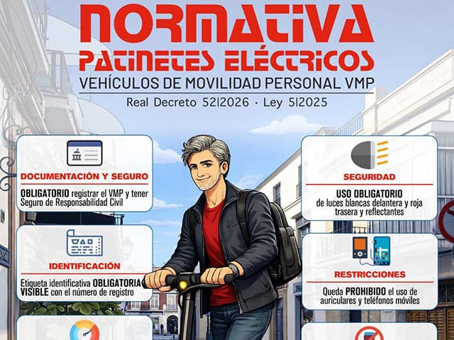 La Policía Local pone en marcha una campaña informativa sobre la nueva normativa de patinetes eléctricos