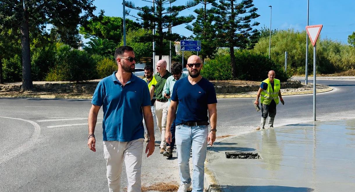 El nuevo carril ciclopeatonal hacia Puerto Sherry alcanza el 65% de ejecución