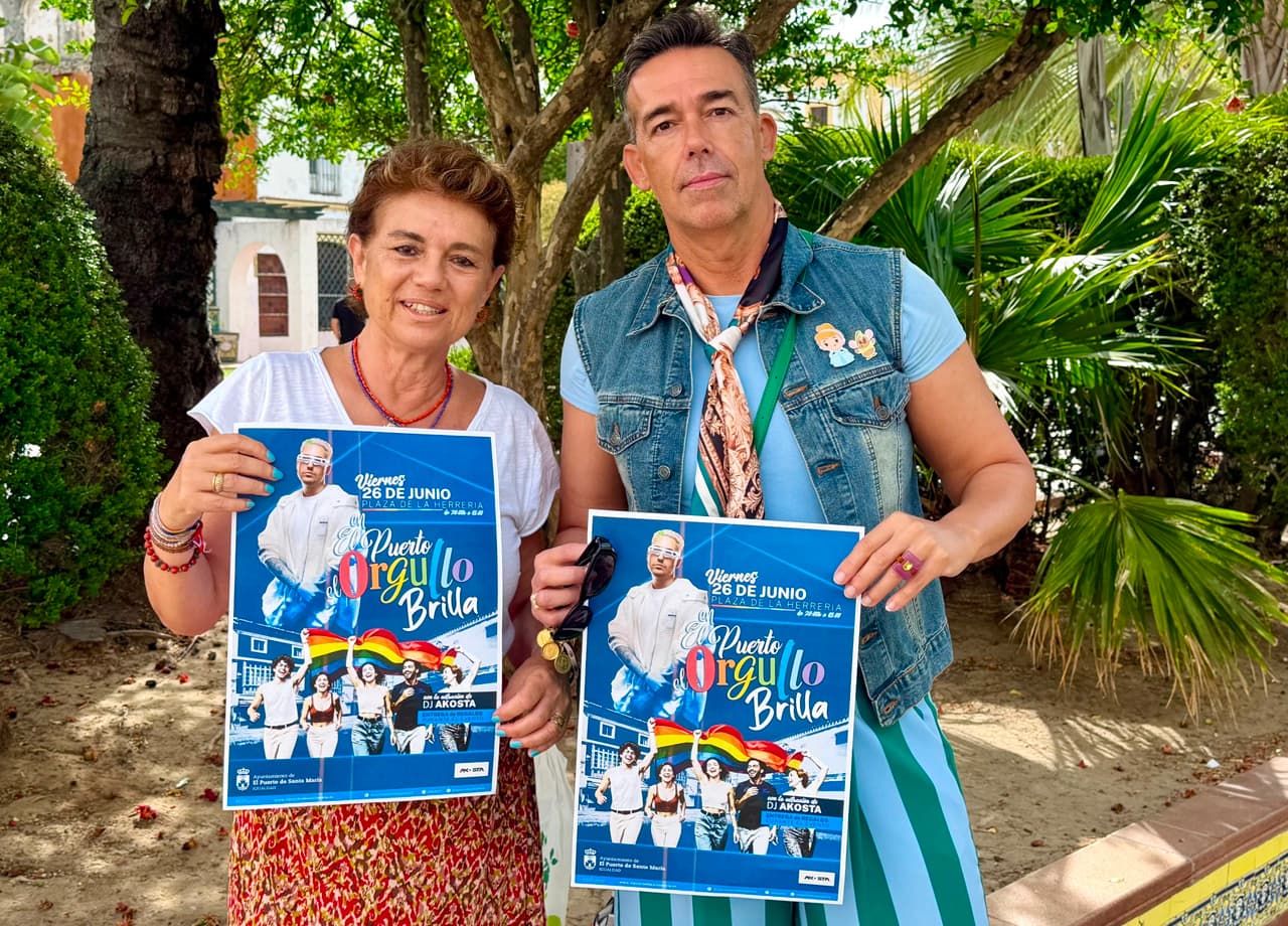 El Puerto celebrará el Día Internacional del Orgullo y recordará los 20 años de la primera boda igualitaria celebrada en el Ayuntamiento
