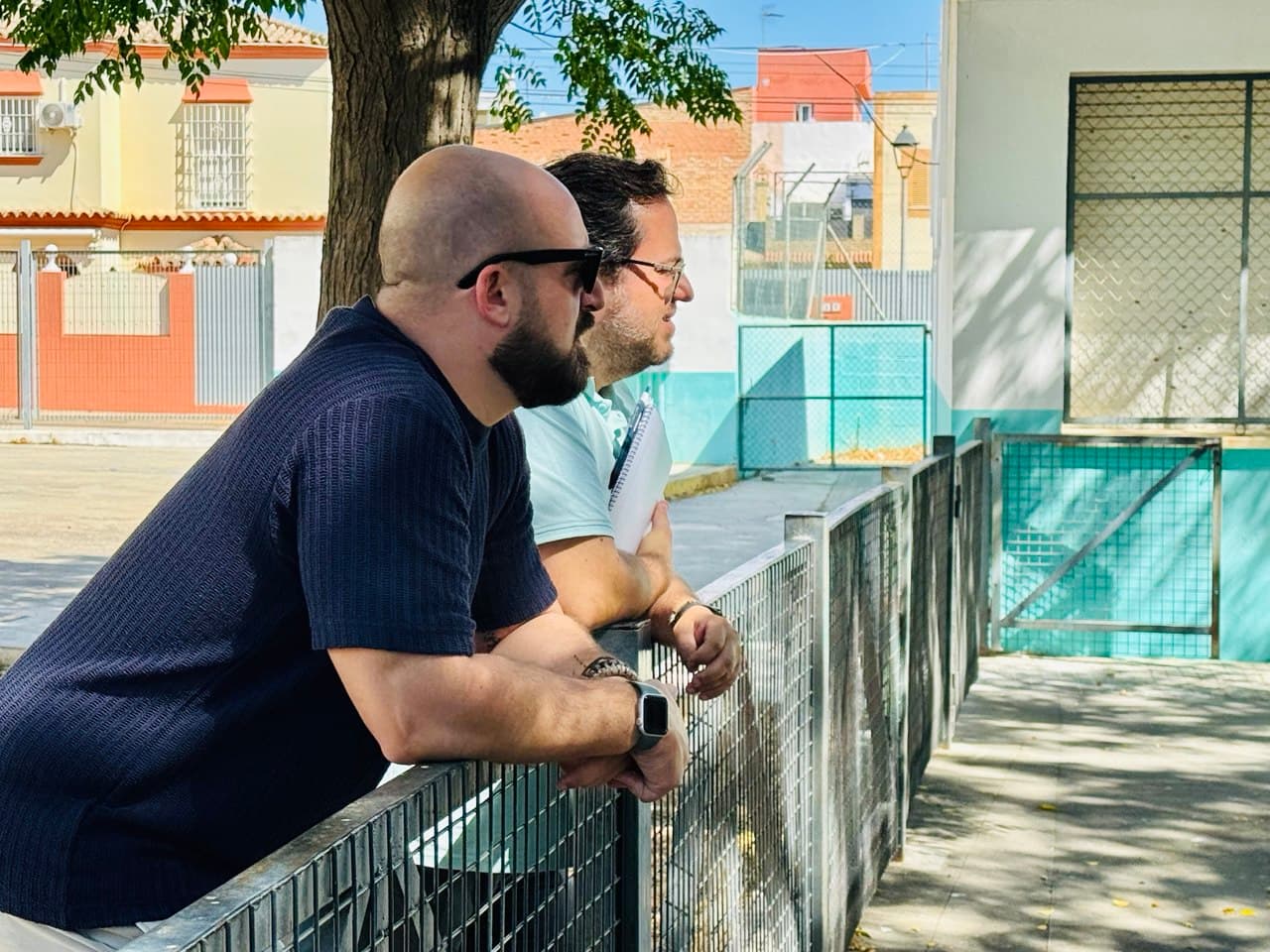 El alcalde Germán Beardo visita el CEIP Las Nieves y anuncia la nueva fase del Plan Integral de Rehabilitación y Conservación de Centros Educativos