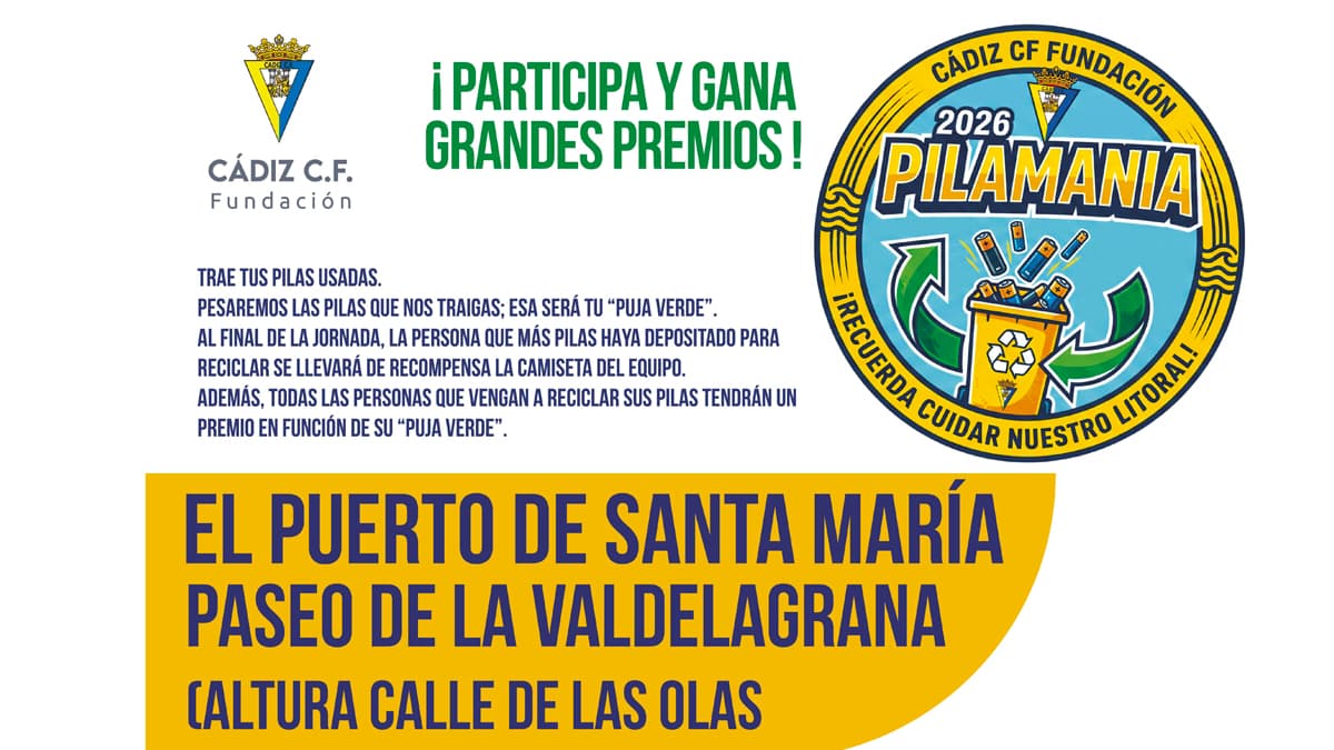 Valdelagrana acogerá el Tour de Verano 'Pilamanía 2026' para fomentar el reciclaje de pilas
