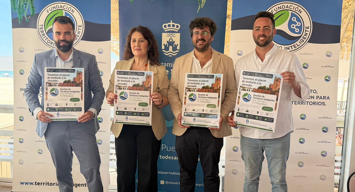 El Puerto de Santa María celebrará el 11 de junio una jornada sobre Gestión de Territorios Inteligentes impulsada por Turismo y Medio Ambiente