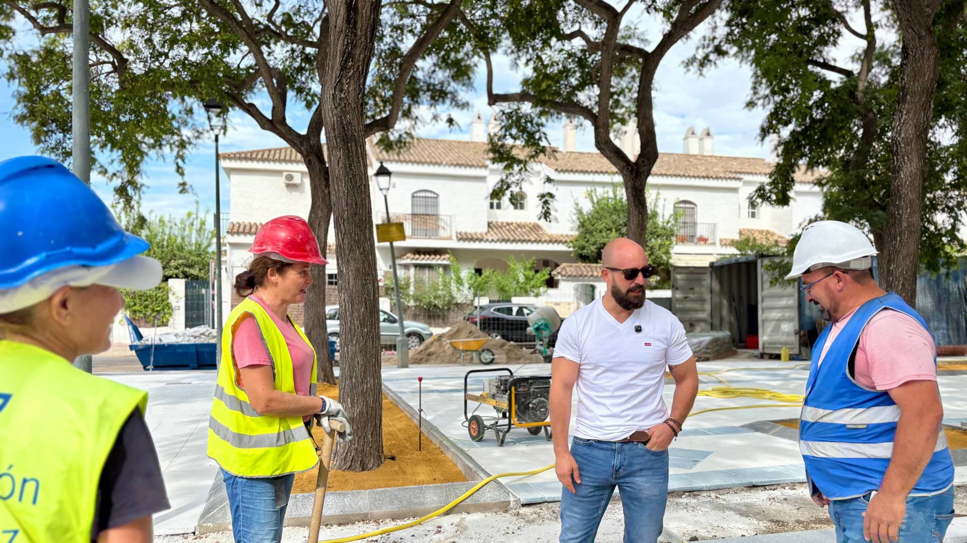 La remodelación de la plaza José Luis Galloso encara su recta final