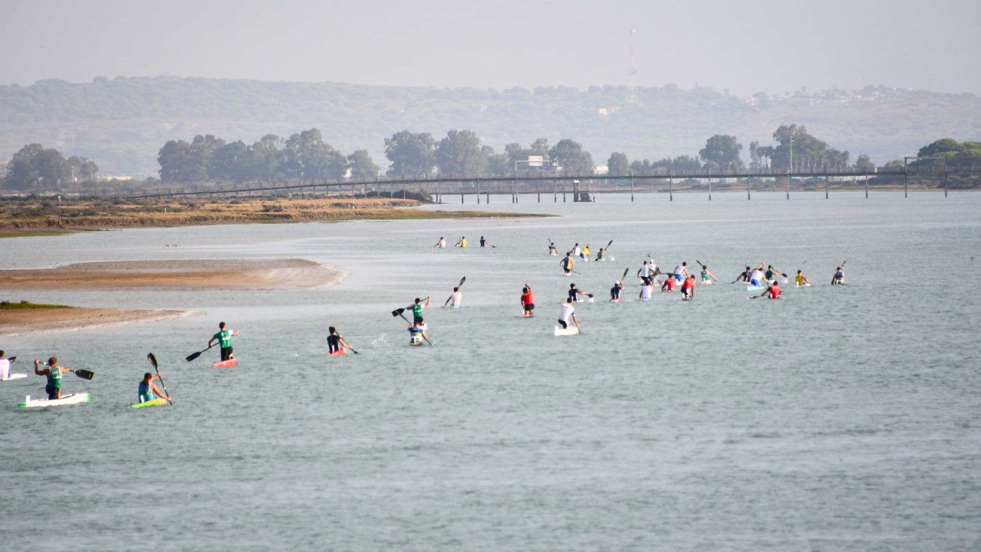 El Real Club Náutico de El Puerto logra el tercer puesto en el Campeonato de Andalucía de Piragua Cross