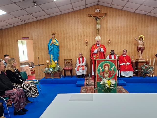 La Semana de San Sebastián concluye con una eucaristía presidida por el Obispo y un almuerzo Pro Restauración de la parroquia
