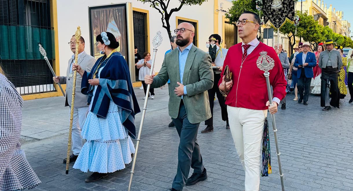 El Puerto despide a la Hermandad del Rocío deseándole un buen camino