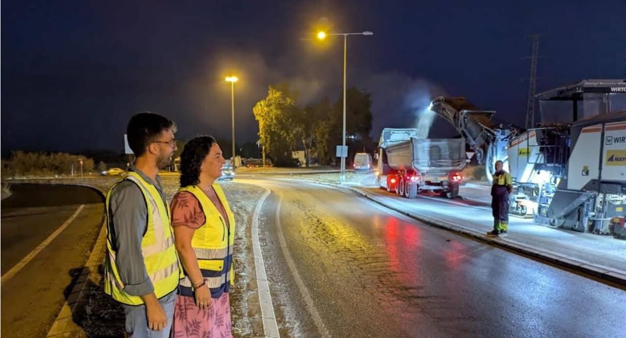 Imagen de la noticia: La Junta mejora la carretera la A-2002 entre El Puerto y Jerez con una inversión de 300.000 euros (Obras)