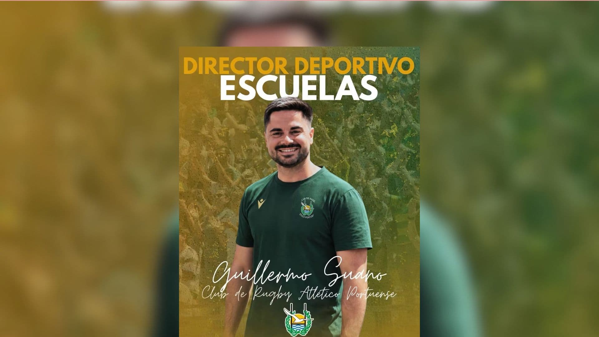 Guillermo Suano asume la dirección deportiva de las escuelas del CRAP