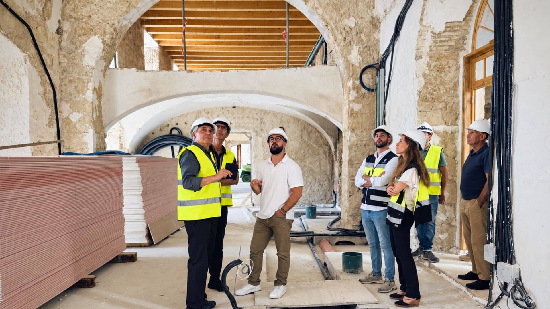 Imagen de la noticia: La primera fase de la rehabilitación del Hospital San Juan de Dios encara su recta final (Patrimonio)