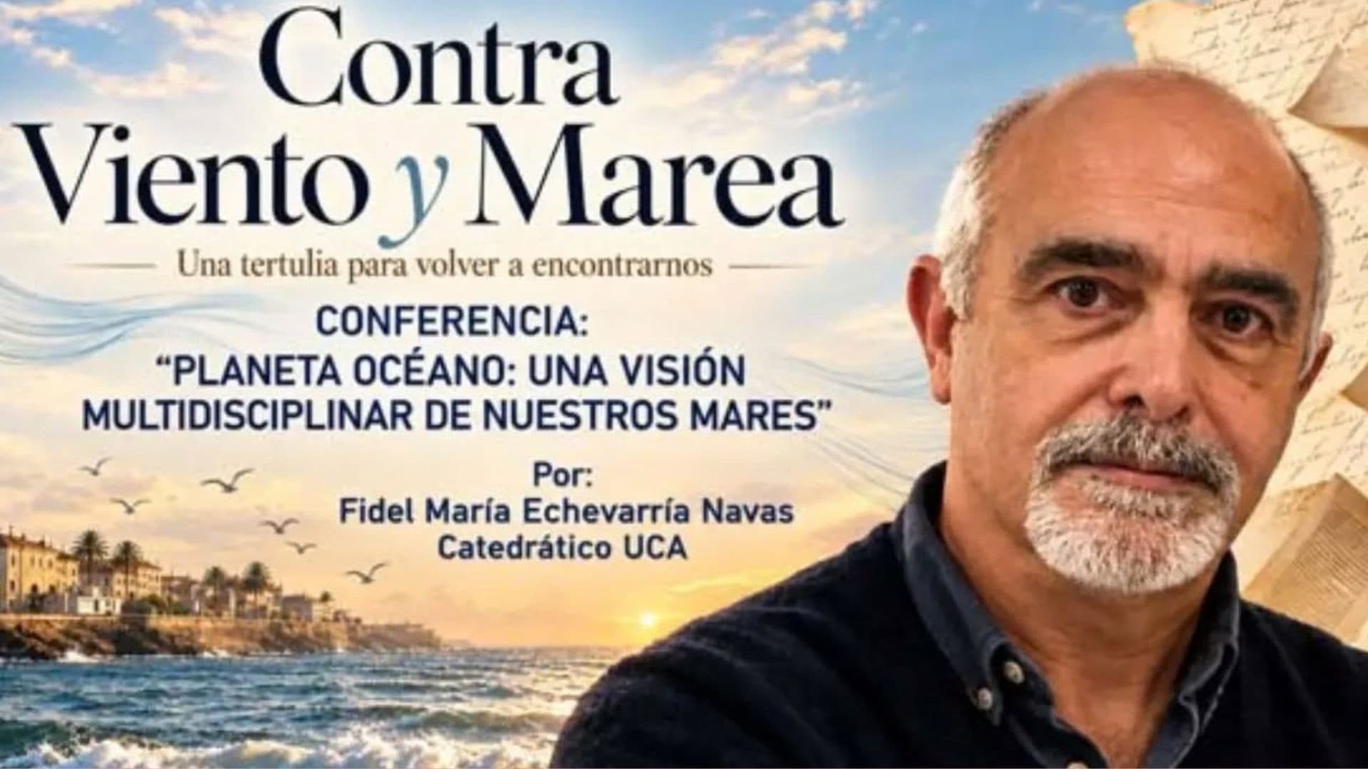 Fidel Echevarría inaugura "Contra Viento y Marea" con una mirada a nuestros mares