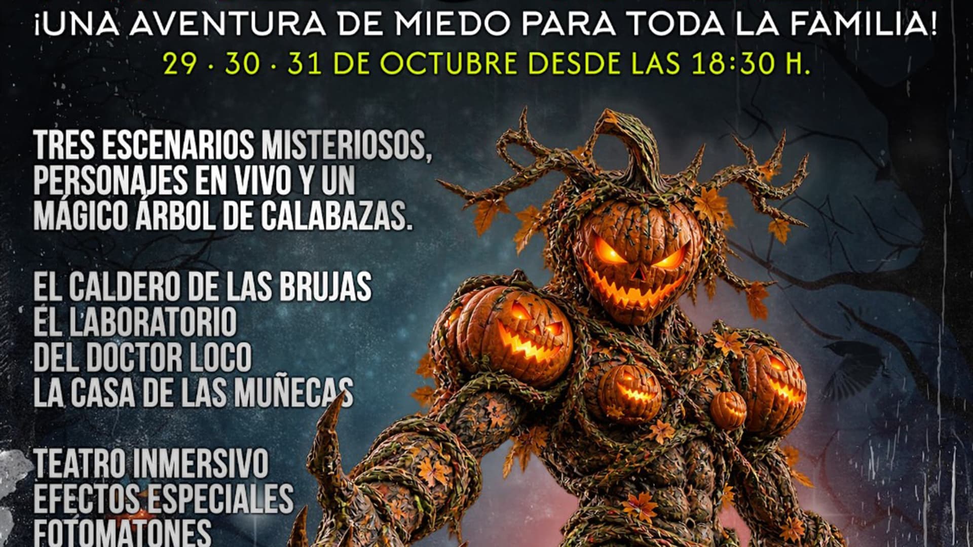 La Plaza del Castillo acogerá tres días de Halloween con una experiencia inmersiva gratuita para toda la familia