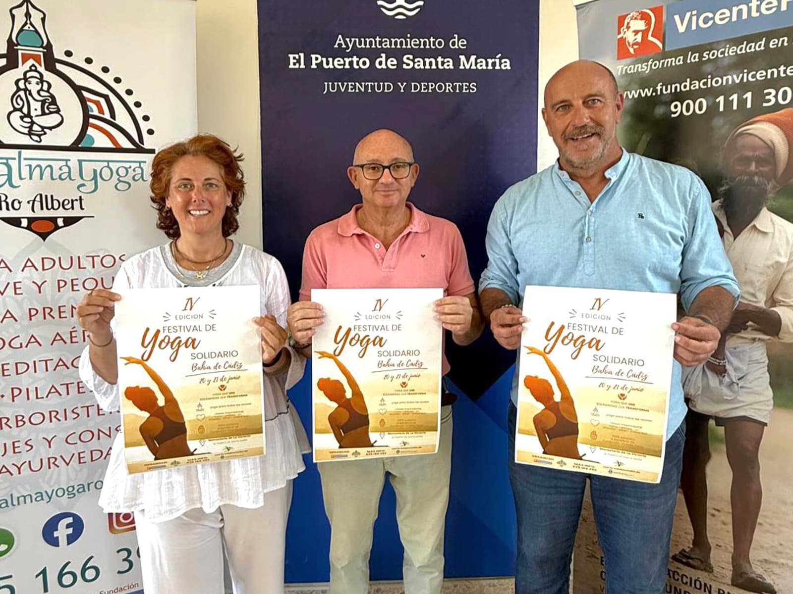 El Monasterio de la Victoria acoge este fin de semana el IV Festival de Yoga Solidario de la Bahía de Cádiz