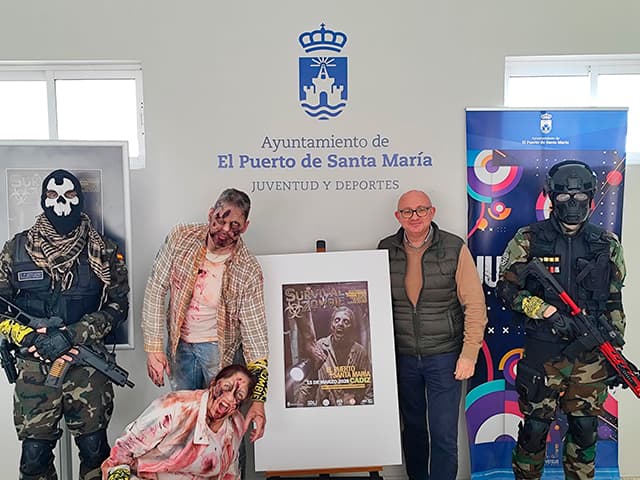El Puerto vivirá el 15 de marzo Survival Zombie, seis horas de adrenalina en un juego inmersivo en el que cada participante crea su propia historia
