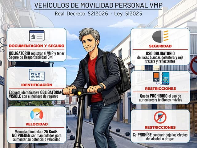 La Policía Local iniciará el 9 de marzo una campaña informativa sobre la nueva normativa de patinetes eléctricos